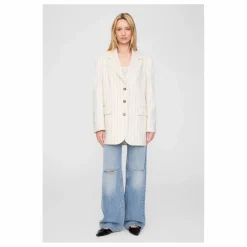 Outlet Anine Bing Veste Sara Rayée | Crème