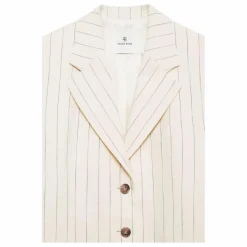 Outlet Anine Bing Veste Sara Rayée | Crème