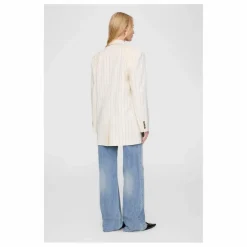 Outlet Anine Bing Veste Sara Rayée | Crème