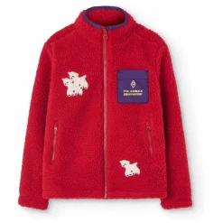 Clearance The Animals Observatory Veste Sherpa Shrew Fibres Recyclées | Rouge