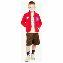Clearance The Animals Observatory Veste Sherpa Shrew Fibres Recyclées | Rouge