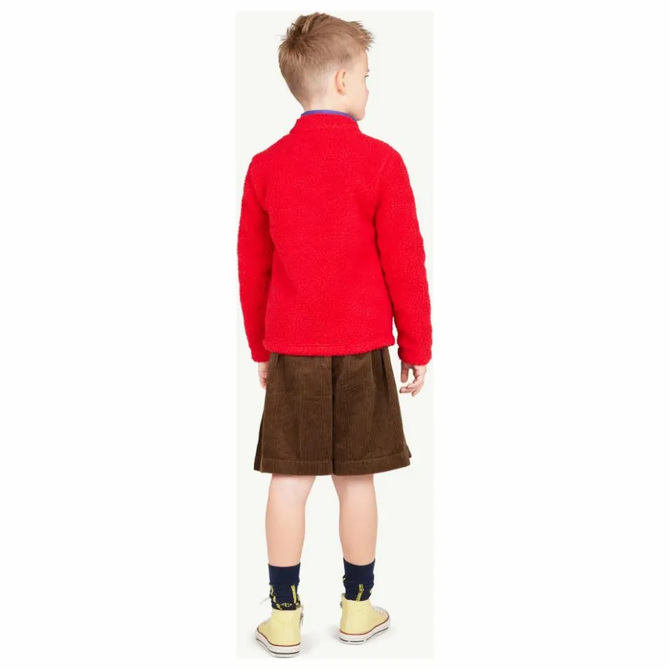 Clearance The Animals Observatory Veste Sherpa Shrew Fibres Recyclées | Rouge