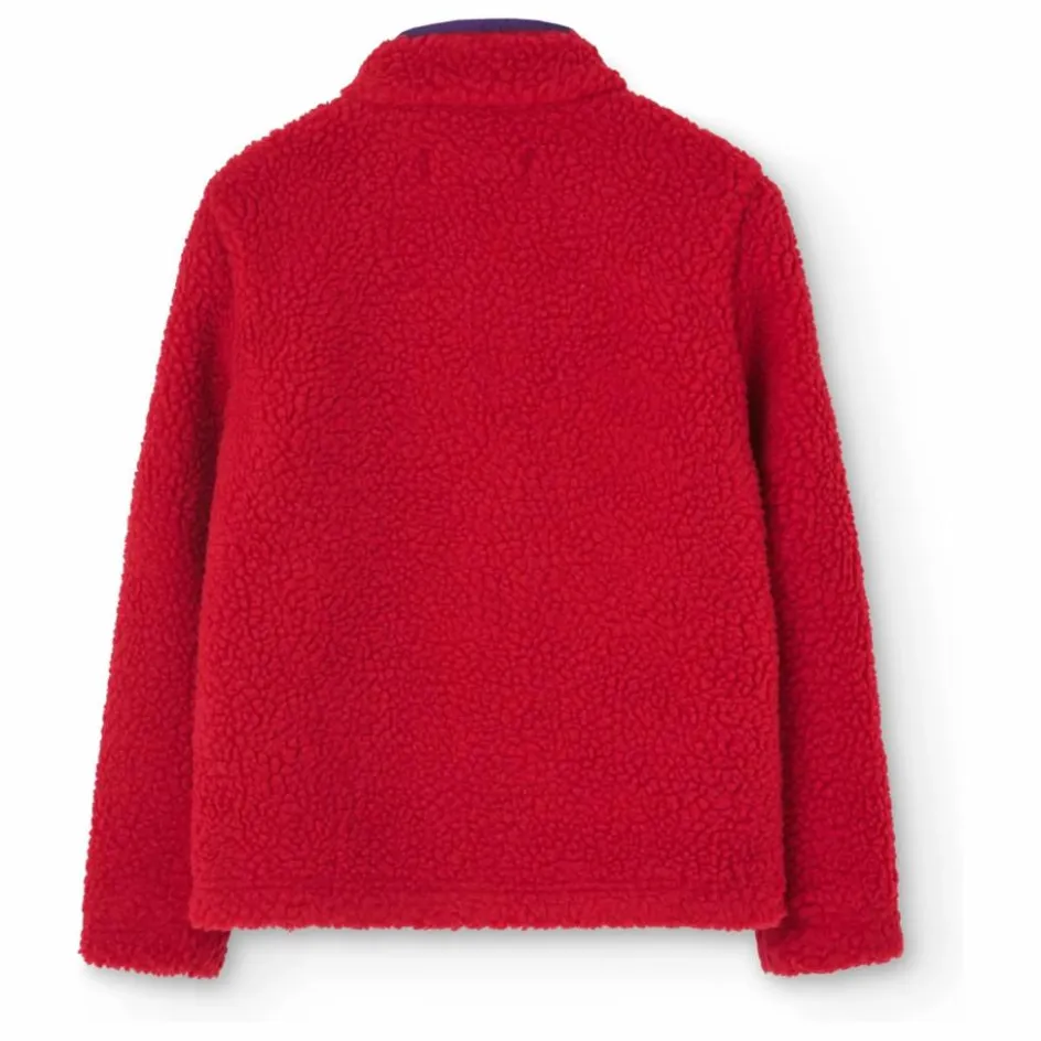 Clearance The Animals Observatory Veste Sherpa Shrew Fibres Recyclées | Rouge