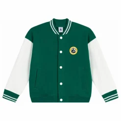 Petit Bateau Veste Teddy | Vert sapin