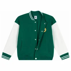 Petit Bateau Veste Teddy | Vert sapin