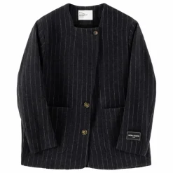 Leon & Harper Veste Vafi Rayée Laine ||Femme Vestes, Blousons