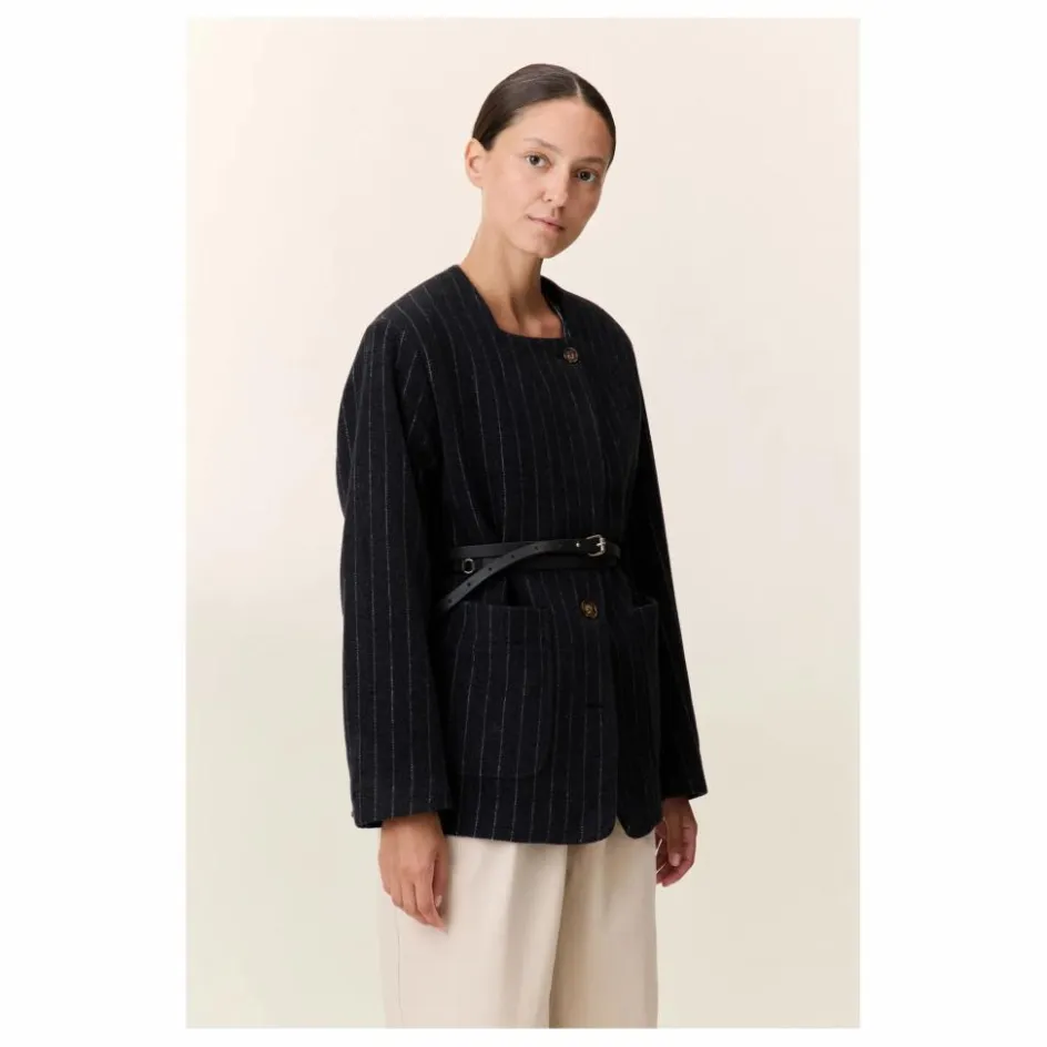 Leon & Harper Veste Vafi Rayée Laine ||Femme Vestes, Blousons