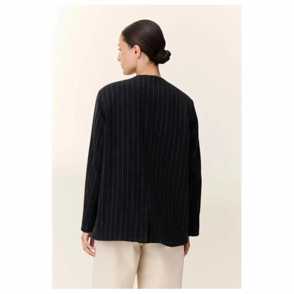 Leon & Harper Veste Vafi Rayée Laine ||Femme Vestes, Blousons