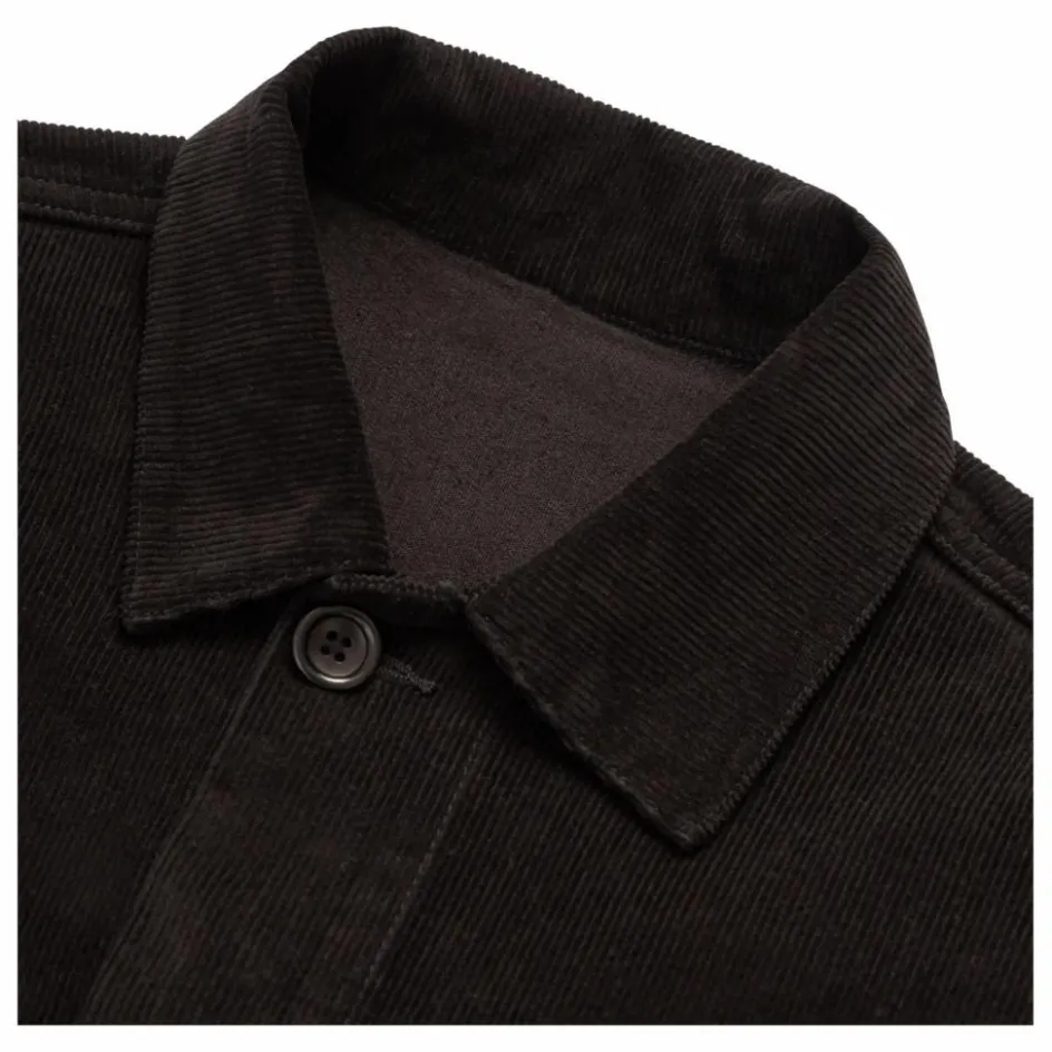 Best Service Works Veste Velours Coverall Coton Bio | Noir