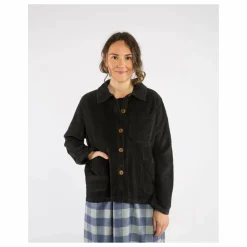Best Matona Veste Velours Côtelé Coton Bio | Noir