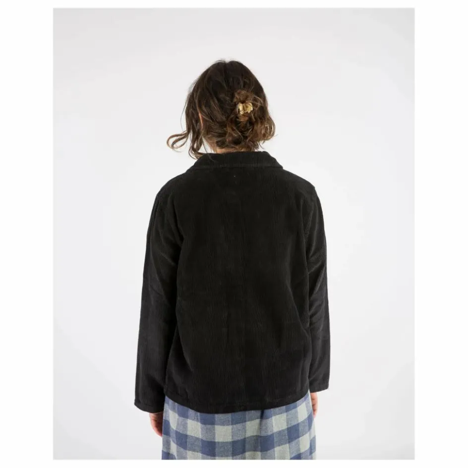 Best Matona Veste Velours Côtelé Coton Bio | Noir