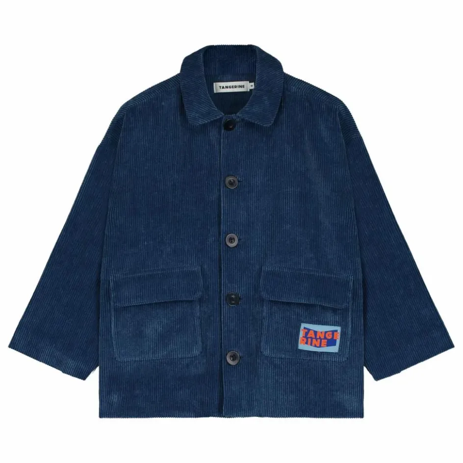 Enfant Tangerine Manteaux, Blousons|Manteaux, Blousons*Veste Velours Côtelé Coton Bio |