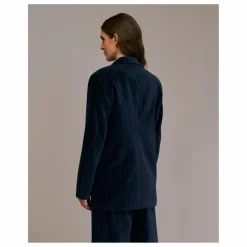 Hot Diega Veste Viaregio Rayée | Bleu
