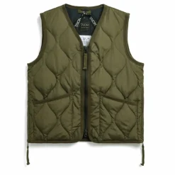 Taion Veste Zippée Sans Manches Matelassée Military ||Enfant Manteaux, Blousons