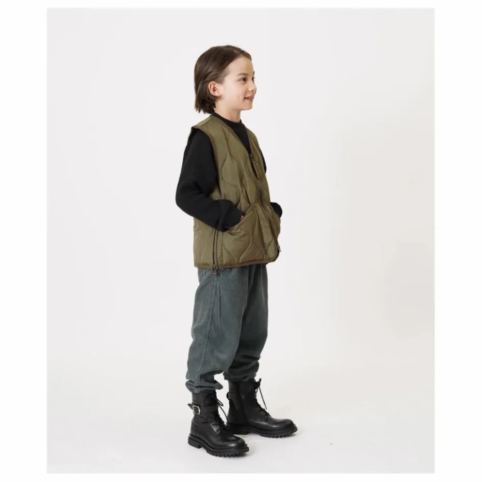 Taion Veste Zippée Sans Manches Matelassée Military ||Enfant Manteaux, Blousons