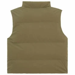 Hundred Pieces Veste Zippée sans manches réversible | Vert kaki