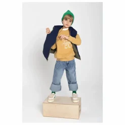 Hundred Pieces Veste Zippée sans manches réversible | Vert kaki