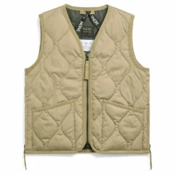 Sale Veste Zippée Sans Manches Matelassée Military | Enfant Manteaux, Blousons