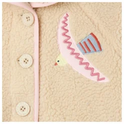 Sale Stella McCartney Kids Vestes Boutons Façon Sherpa Oiseaux | Beige