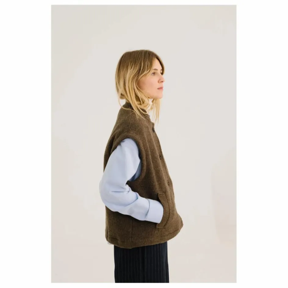 Sacrécoeur Vestes Sans Manches Sonny Laine Vierge ||Femme Vestes, Blousons