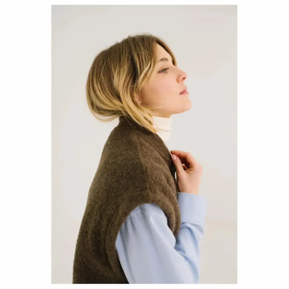 Sacrécoeur Vestes Sans Manches Sonny Laine Vierge ||Femme Vestes, Blousons