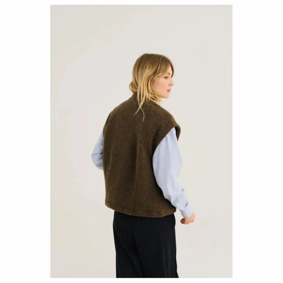 Sacrécoeur Vestes Sans Manches Sonny Laine Vierge ||Femme Vestes, Blousons