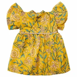 Online Minikane Vestiaire Amigas - Robe Daisy Fleurs en liane Multicolore