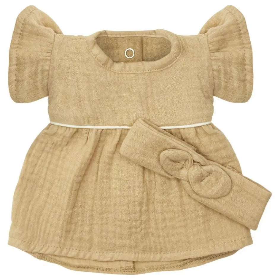 Minikane Vestiaire poupée - Robe Daisy et headband gaze de coton || Poupées