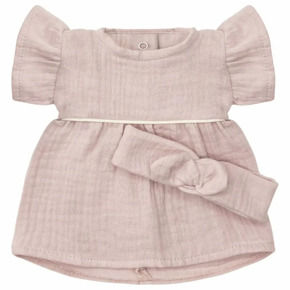 Minikane Poupées*Vestiaire poupée - Robe Daisy et headband gaze de coton |