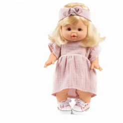 Minikane Poupées*Vestiaire poupée - Robe Daisy et headband gaze de coton |