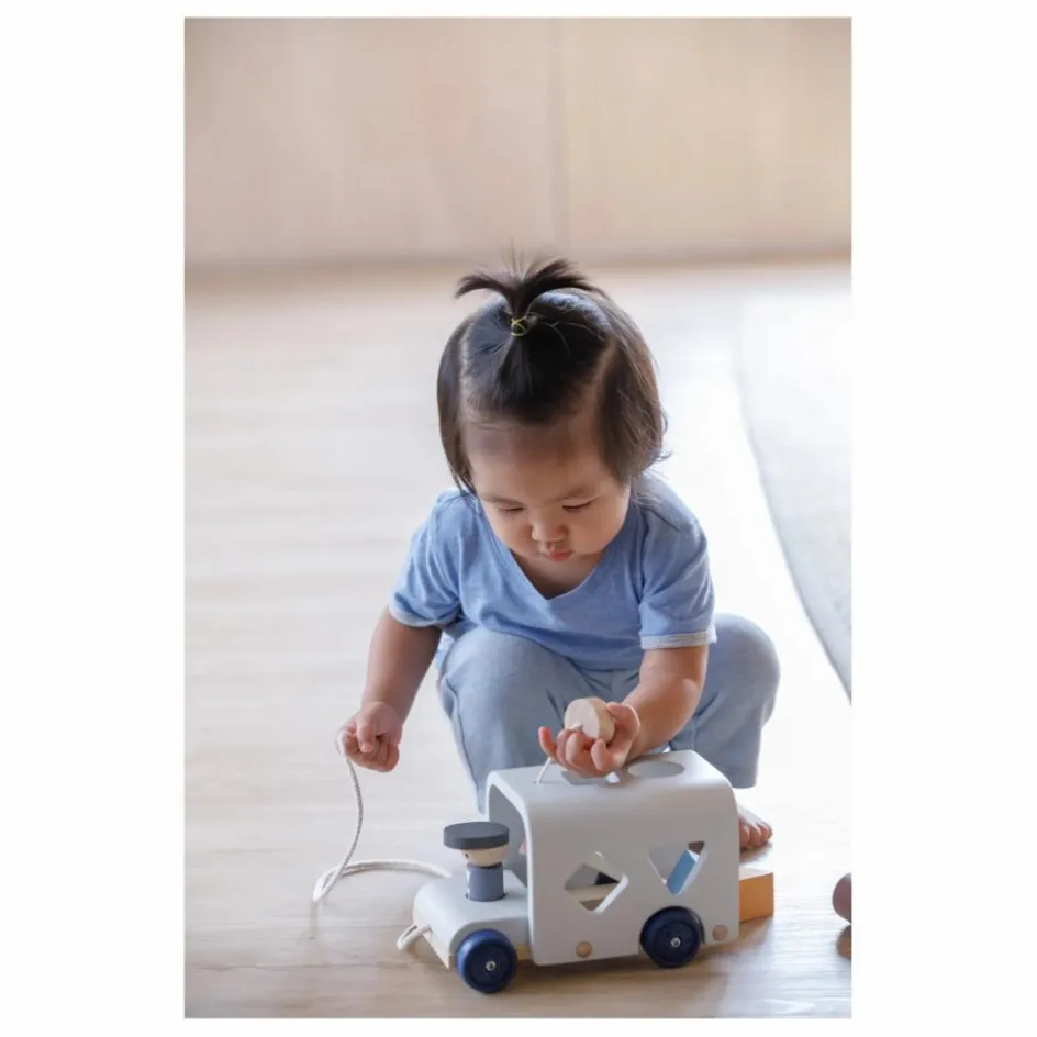 Plan Toys Véhicule 3 formes à encastrer Tendresse| Jouets D'Éveil