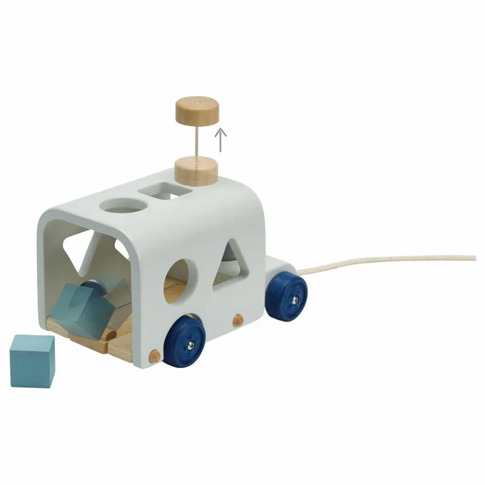 Plan Toys Véhicule 3 formes à encastrer Tendresse| Jouets D'Éveil