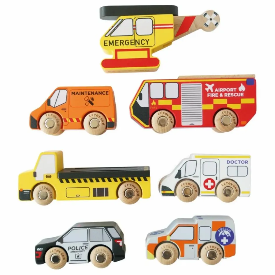 New Véhicules de sauvetage - Set de 7 Garages, Circuits