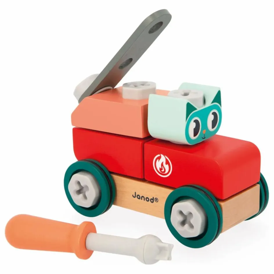 Janod Jeux Éducatifs*Voiture à bricoler Chat Brico'Kids