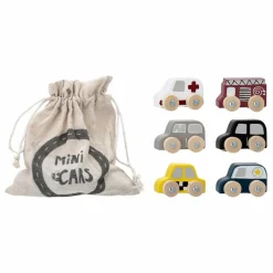 Bloomingville Mini Voitures Avin en bois - set de 6 Multicolore