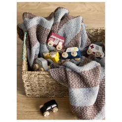 Bloomingville Mini Voitures Avin en bois - set de 6 Multicolore