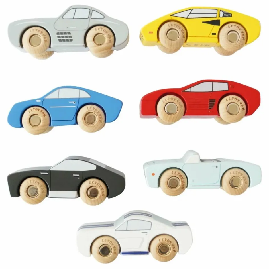 Le Toy Van Voitures de sports - Set de 7| Garages, Circuits