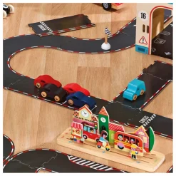 Vilac Voitures Super Cars - Set de 4| Garages, Circuits